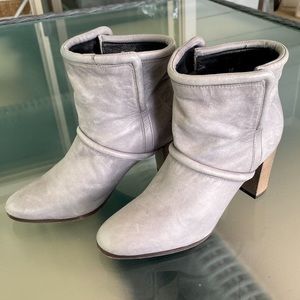 Comptoir Des Cotonniers. Size 36. Light Dove Grey Ankle boots…